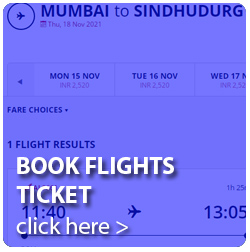 book flight sindhudurg airport